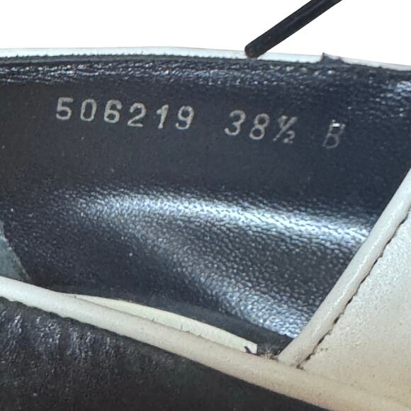 NEW Ralph Lauren Collection Purple Label Katia Leather Lace Up Oxford Heels 38.5 - Picture 7 of 11